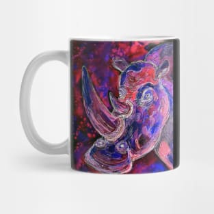 Purple Rhino from Space Mug